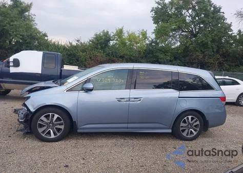 2014 Honda Odyssey Touring/Touring Elite z USA, uszkodzony, nr VIN 5FNRL5H95EB070892